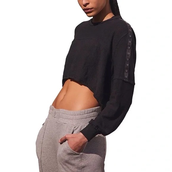 Free People | Dream Workout Layer Black Size XS - Picture 4 of 4